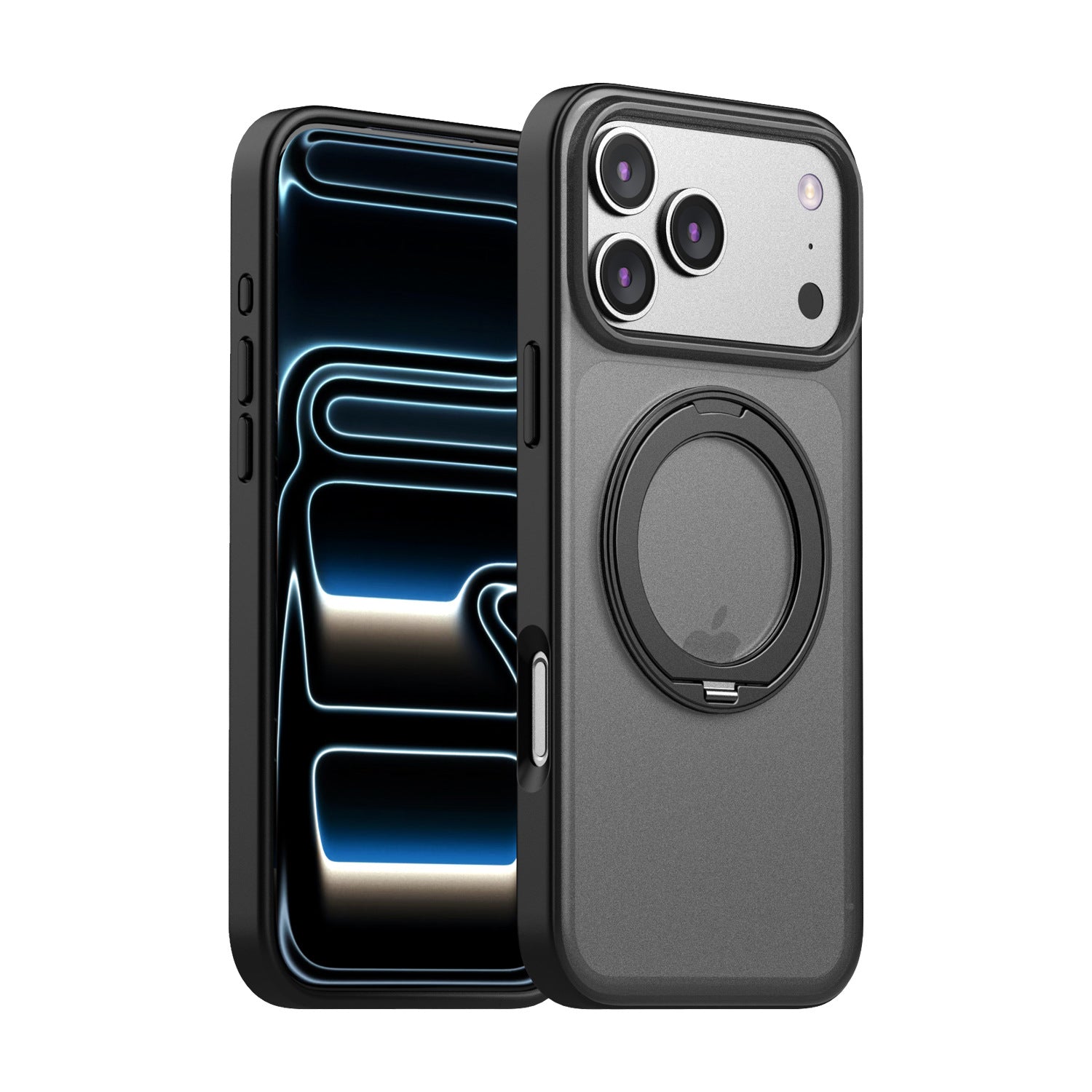 360 rotating pivot shell for iPhone17ProMax phone case 16Pro New Apple 15Pro drop-resistant