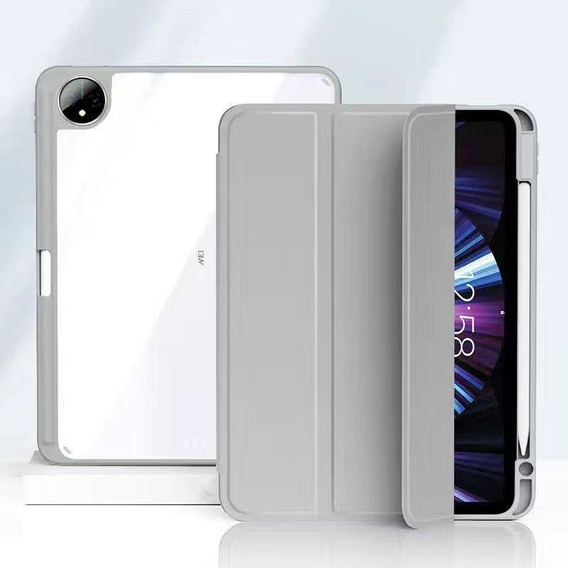 Applicable to 23 Huawei matepad11 tablet PC protective case pro10.8 pen slot 10.4 tri-fold acrylic