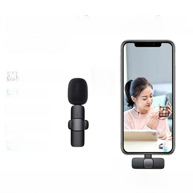 [Factory in stock] wireless microphone K1/K9/K6 plug-and-play intelligent noise reduction live broadcast collar clip microphone