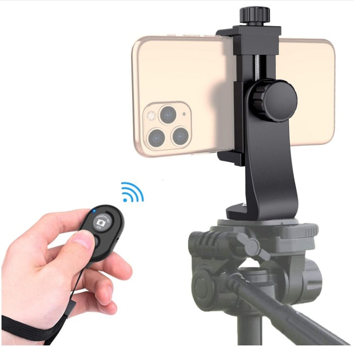 Cross-border universal phone tripod installation rotating mobile phone clip wireless Bluetooth remote control support horizontal and vertical Photography
