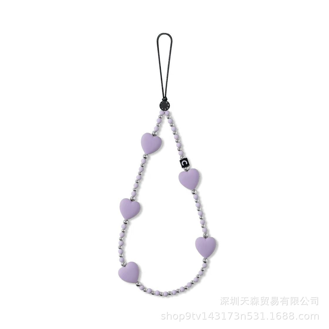 CASETi joint name High version phone chain Handmade stringed pearls phone case lanyard hanging chain wrist pendant for women