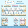 120 key cute unique keycap full five-sided PBT sublimation customized mechanical keyboard cap 68/75/84/98