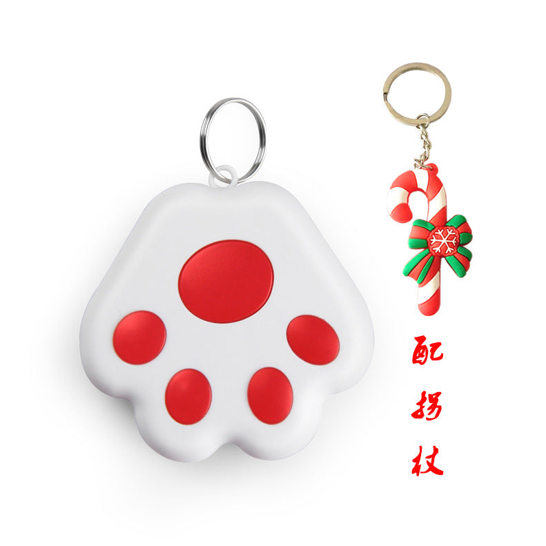 Smart dog's paw portable Bluetooth 5.0 pet mobile phone key wallet searching alarm anti-lost tracker locator