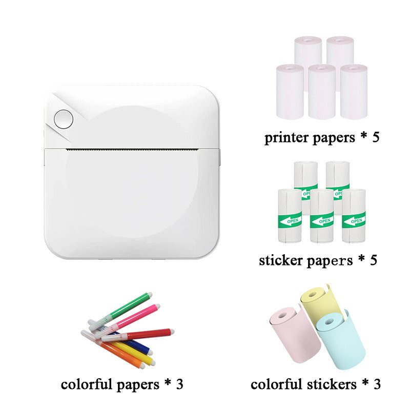 Cross-border mini pocket wrong question printer xueba search question shooting question convenient Bluetooth thermal ink-free Wholesale