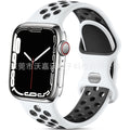 Applicable to Apple watch herringbone tail iwatch s10 generation two-color silicone sports Apple smart watch band