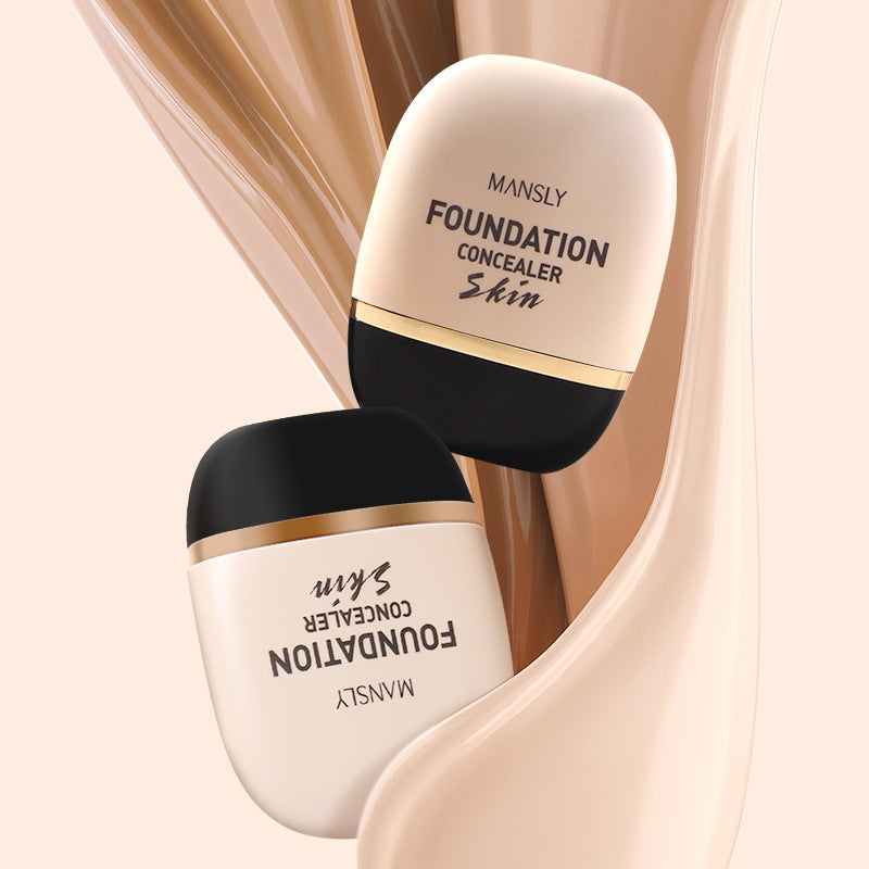 English cross-border foreign trade liquid foundation concealer long lasting smear-proof makeup clear and moisturizing naturally waterproof sweat-resistant oily skin