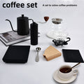 Manually operated coffee grinder suit gift box outdoor household grinder coffeepot coffee pot coffee tools full set