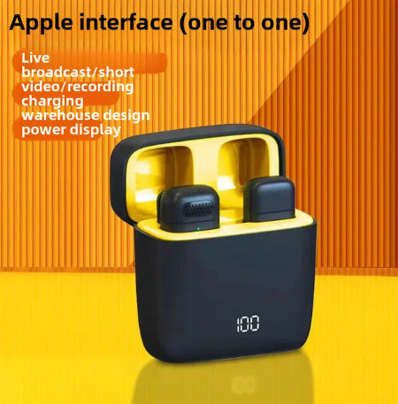 [Factory in stock] wireless microphone K1/K9/K6 plug-and-play intelligent noise reduction live broadcast collar clip microphone