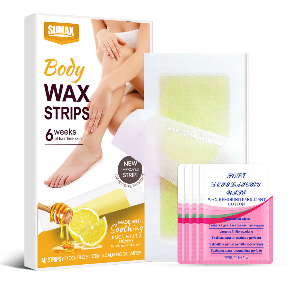 SUMAX cross-border export English packaging amazon temu40 pieces lemon honey large wax paper