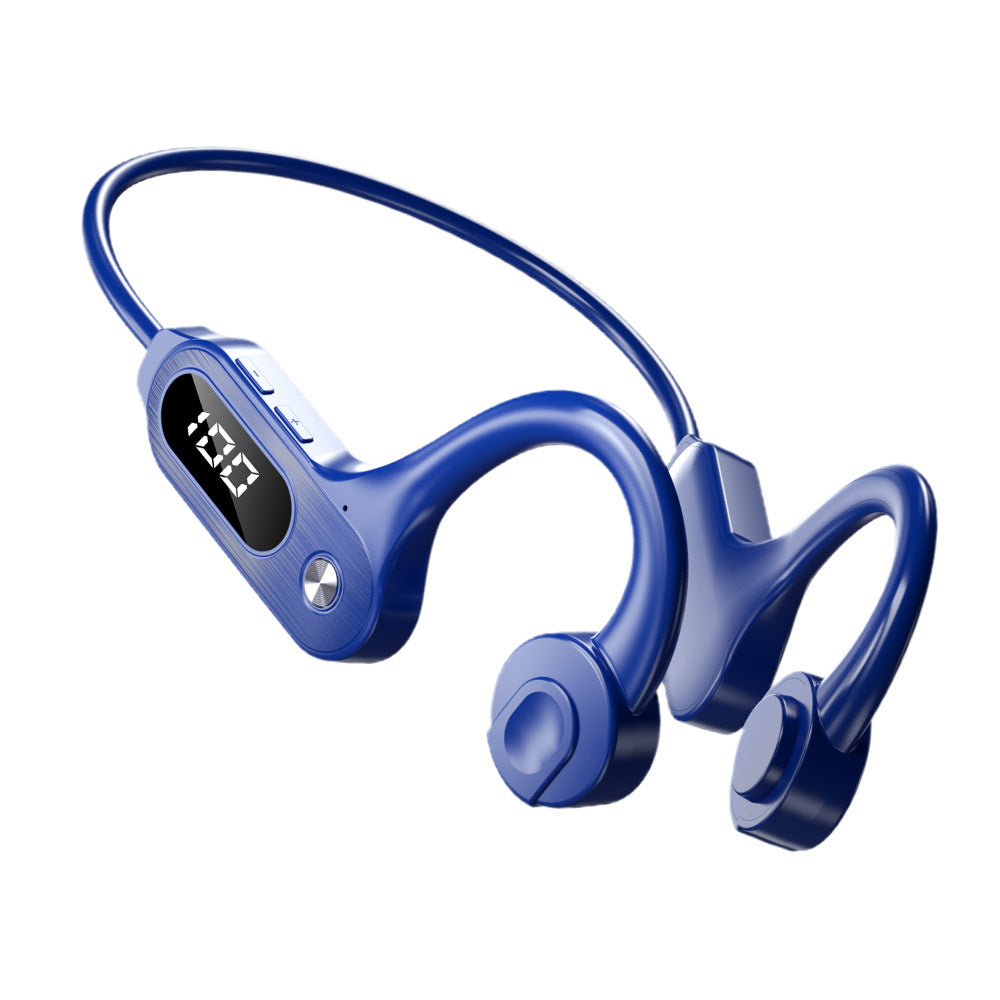 V30 wireless Bluetooth headset ear hook sports waterproof sweat-proof power display ultra-long standby for Apple Android