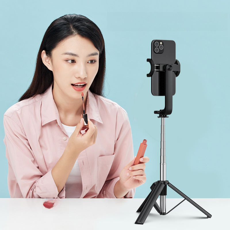 Mobile phone bracket selfie stick Bluetooth live tripod shooting floor photo overhead stabilizer fill light Wholesale