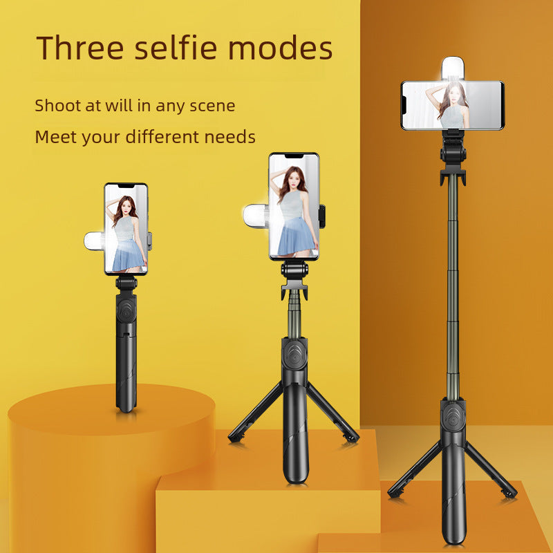 Bluetooth selfie stick lengthened fill light phone stand for live streaming tripod integrated camera anti-shake beauty stick manufacturer