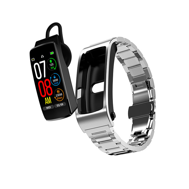 K11 Smart Bracelet with 1.14 Inch Screen Call Answer Message Sync