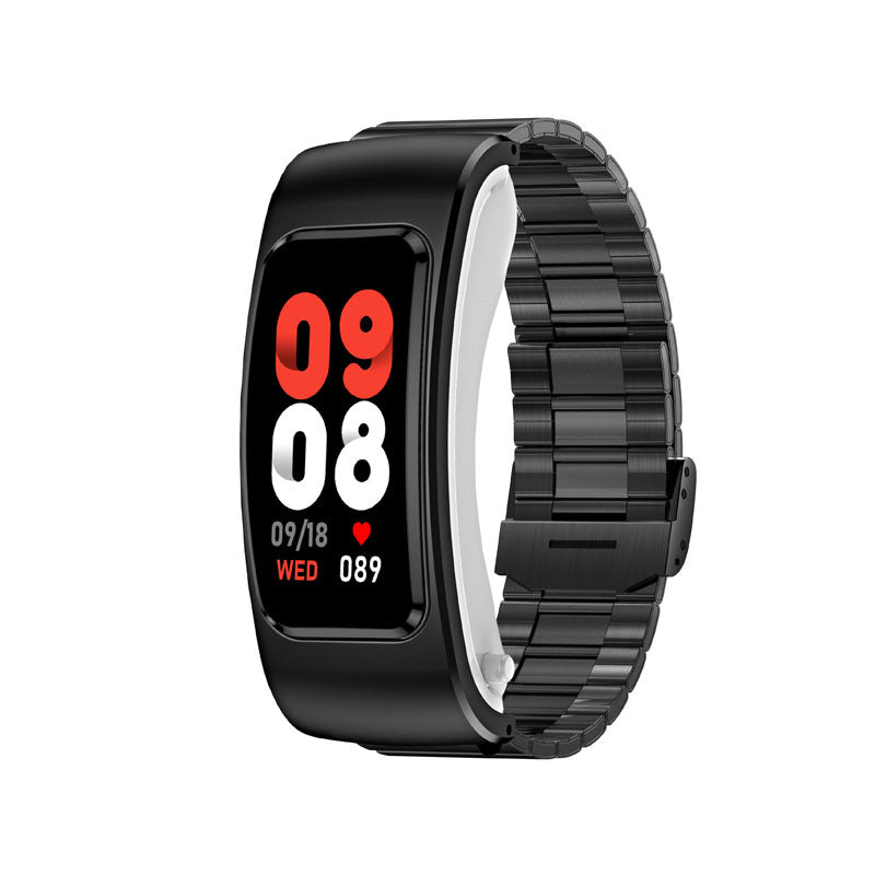 K60 smart bracelet call listening to music AI voice hard head in-ear headset 1.08 HD color screen address book synchronization