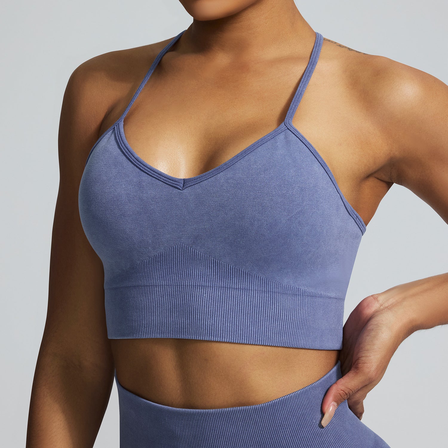 European and American Autumn Winter Tight Sports Set