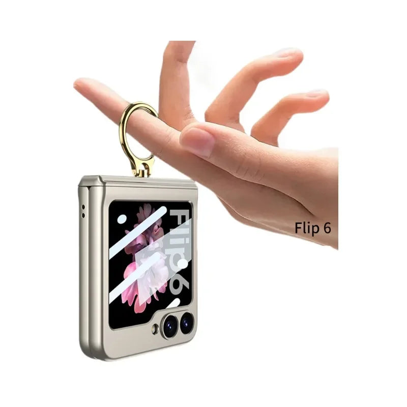 Samsung Galaxy Z Flip6 Case – Magnetic Ring, Drop-Resistant & Slim