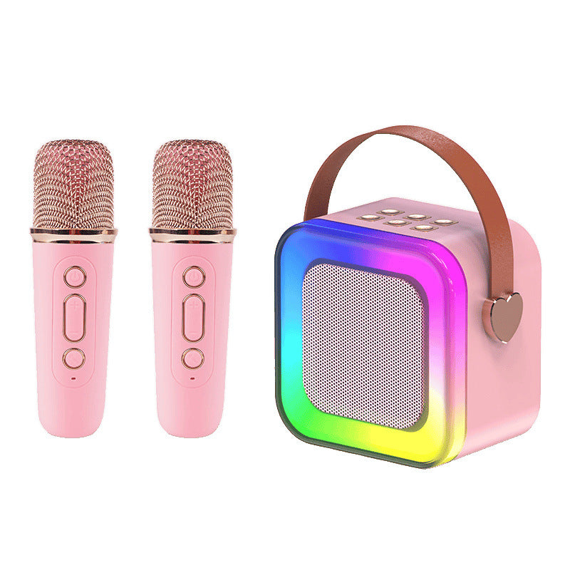 K12 PRO Bluetooth speaker wireless outdoor portable stereo colorful microphone integrated ktv microphone WeSing