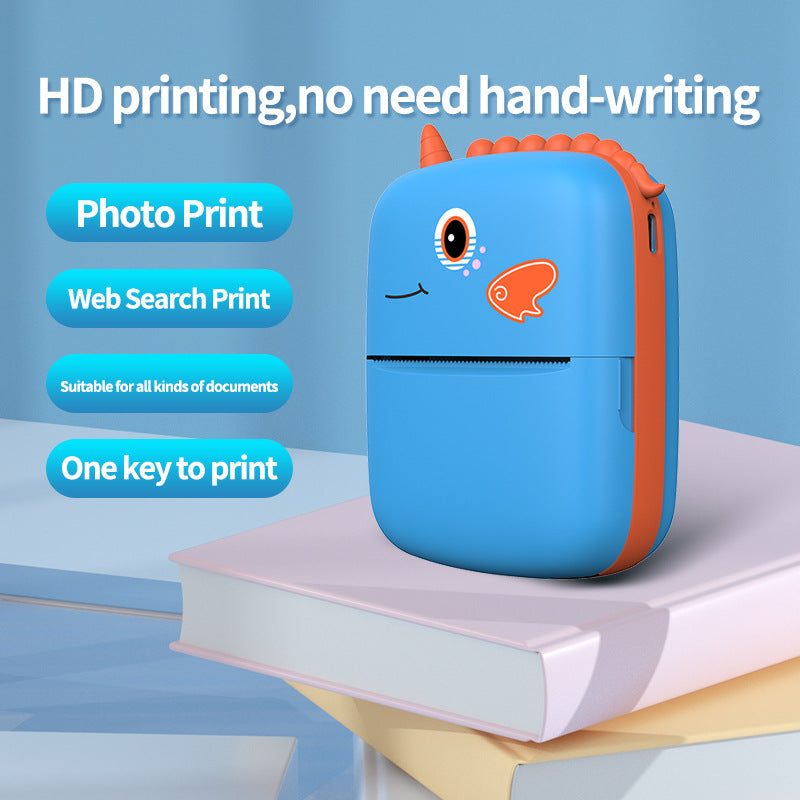 Cross-border new A8 mini-portable printer Bluetooth connection ink-free thermal printing label printing gift wholesale