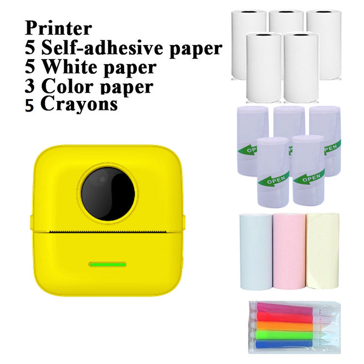Cross-border new arrival portable mini student wrong question pocket printer label photo Bluetooth thermal printer