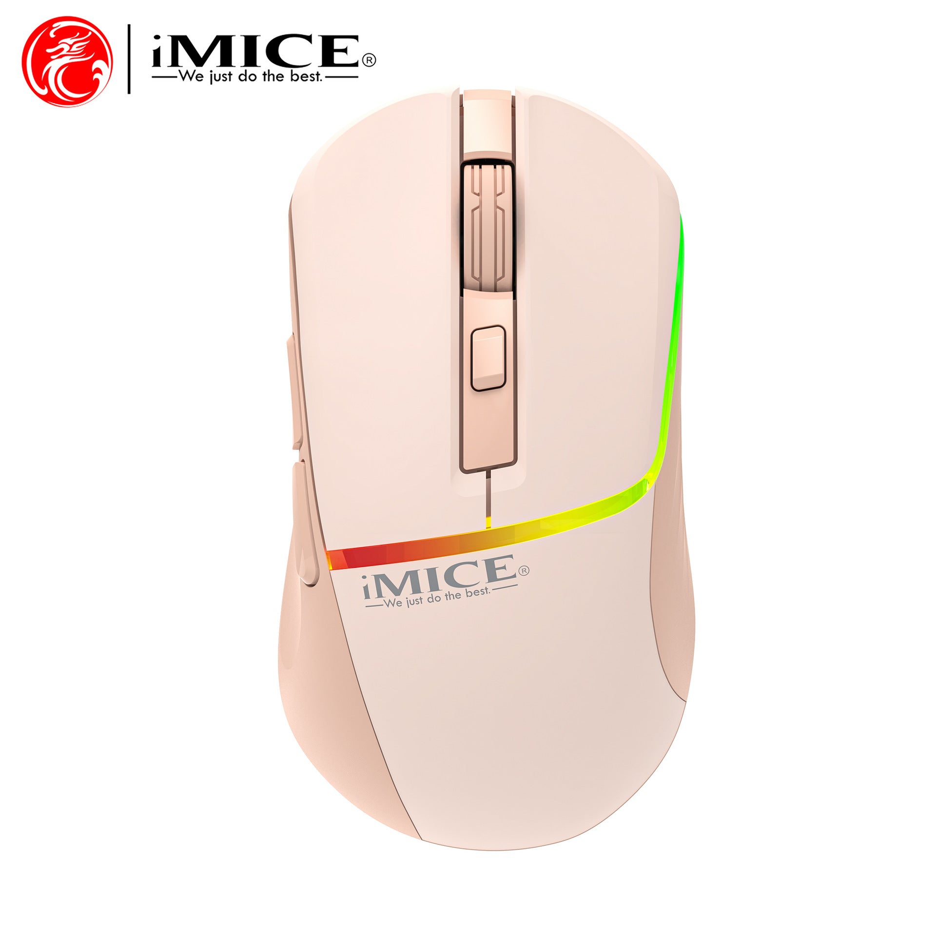IMICE brand G902 cross-border Bluetooth Dual-Mode 6-key luminous rechargeable mute Type-C wireless gaming mouse