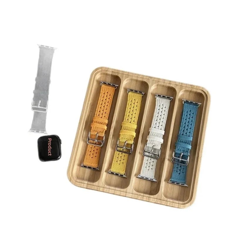 Suitable for AppleWatch watchband Apple watchband S1098 watchband iwatch654 generation woven watchband men and women se