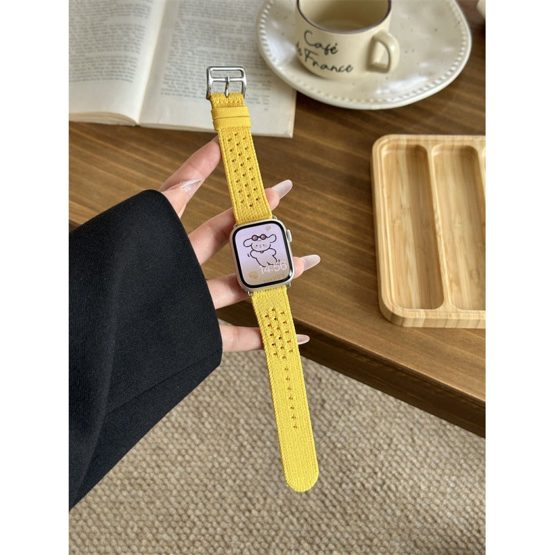 Suitable for AppleWatch watchband Apple watchband S1098 watchband iwatch654 generation woven watchband men and women se