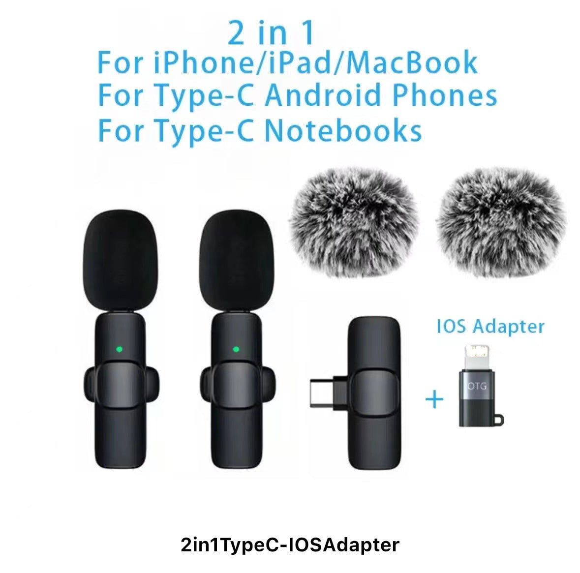 [Factory in stock] wireless microphone K1/K9/K6 plug-and-play intelligent noise reduction live broadcast collar clip microphone