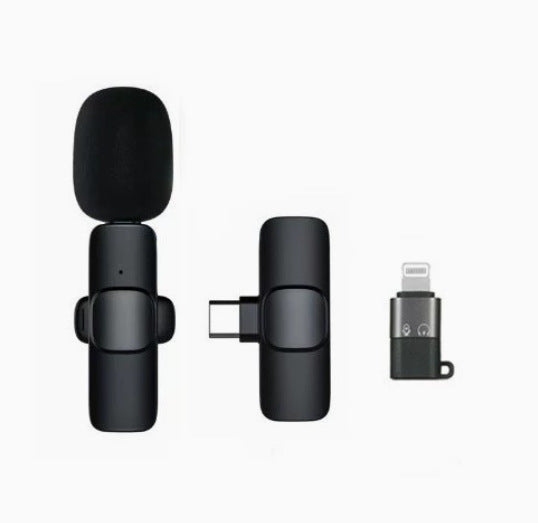 Cross-border K9 wireless collar clip microphone outdoor live broadcast Vlog noise reduction Radio Mini small microphone source factory
