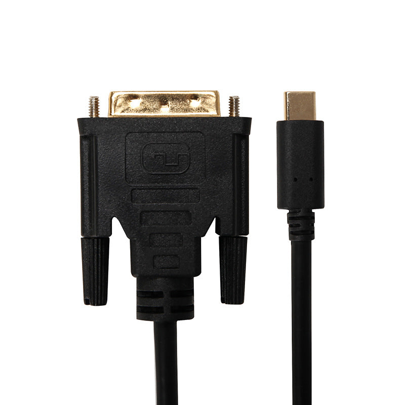 In stock type-c to dvi1.8 M HD adapter cable type-c to dvi 4K HD Converter Cable