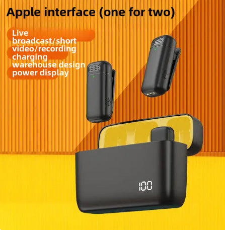 [Factory in stock] wireless microphone K1/K9/K6 plug-and-play intelligent noise reduction live broadcast collar clip microphone