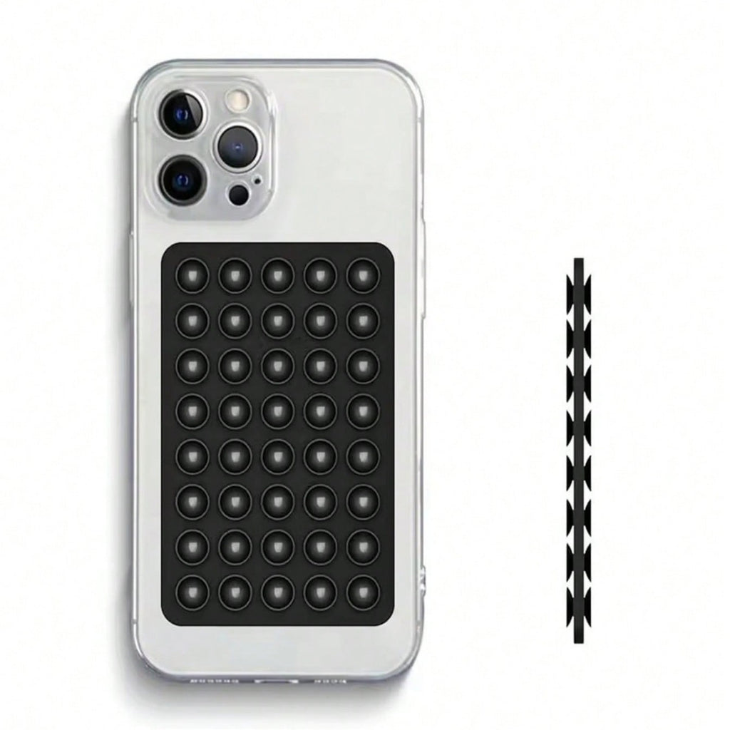 Cross-border factory wholesale mobile phone silica gel sucker 40 tablets double-sided sucker multi-functional square hot selling self-adhesive non-slip