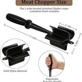 Plastic MeatChopper handheld meat chopper cooking scraper minced meat chopper stirring shovel cross-border