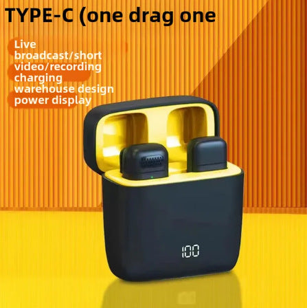 [Factory in stock] wireless microphone K1/K9/K6 plug-and-play intelligent noise reduction live broadcast collar clip microphone