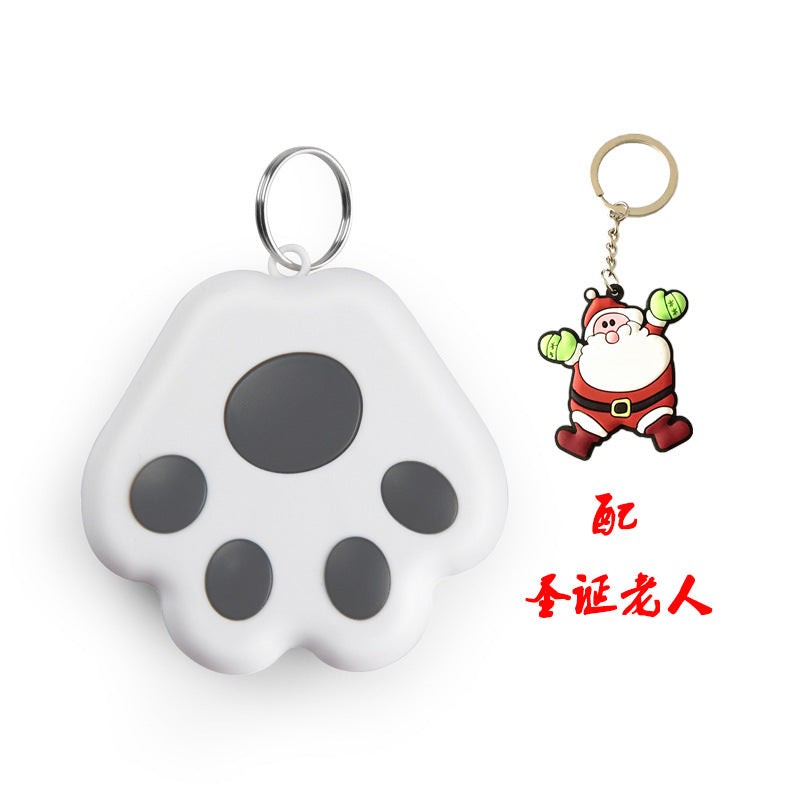 Smart dog's paw portable Bluetooth 5.0 pet mobile phone key wallet searching alarm anti-lost tracker locator