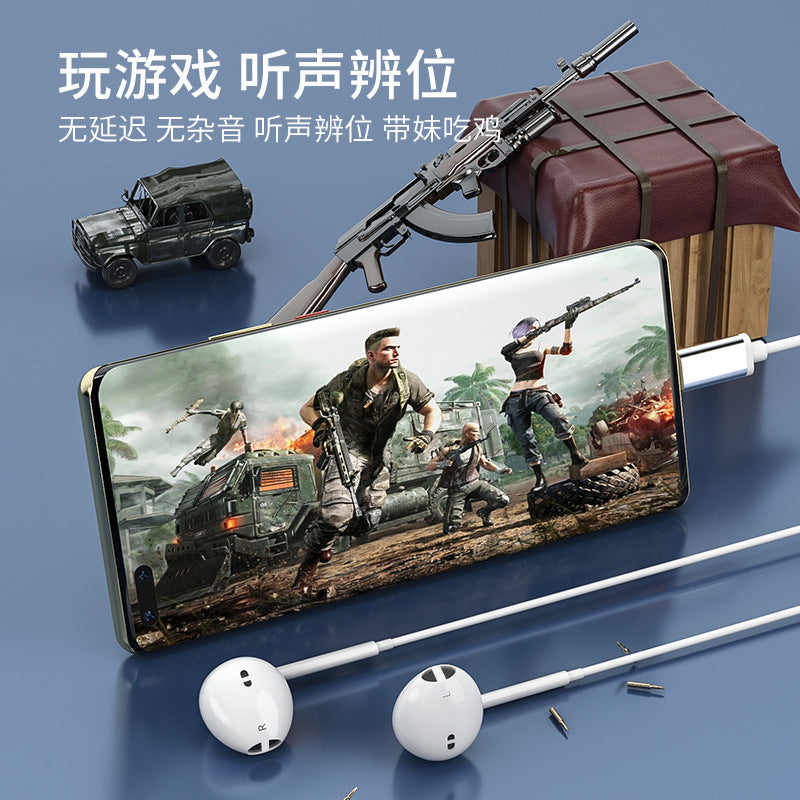 type-c digital decoding in-ear computer mobile phone universal typec headset for Apple 16/15 headset