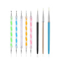 Cross-border diamond pen 5 pieces suit screw rod painting pen DIY fluoresent marker 3-piece set line drawing pen painting pen suit