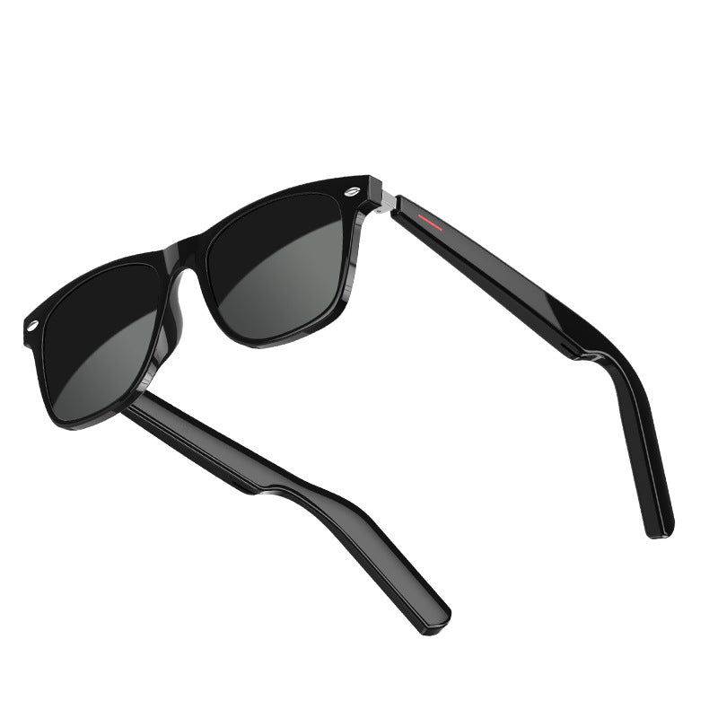 Cross-border new arrival E10 smart glasses sun glasses black technology callable music Bluetooth glasses audio glasses