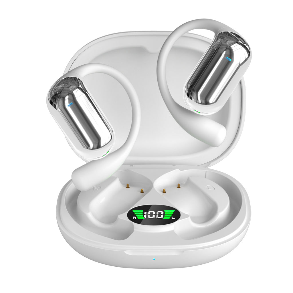 Cross-border wireless headset open Non in-ear ultra-long life battery noise-reduction Bluetooth headset universal ear-mounted Sports Headset