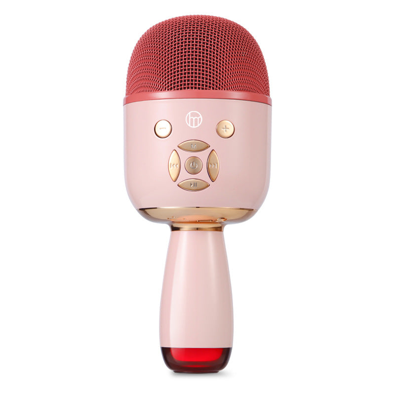 Bluetooth wireless microphone mobile phone singing artifact WeSing children microphone audio integrated home karaoke