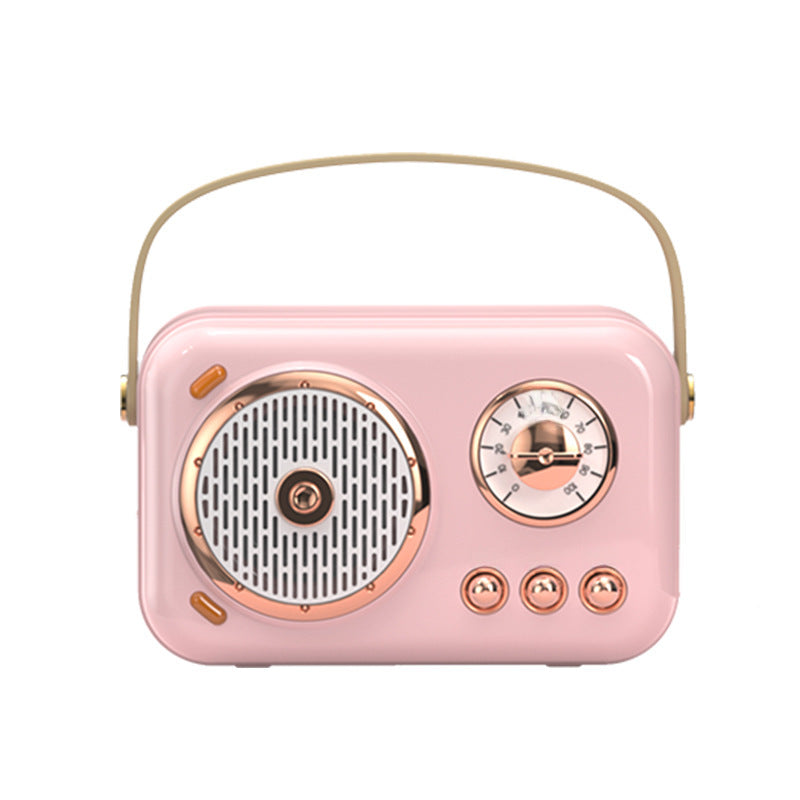 Microphone karaoke Audio Integrated microphone wireless Retro Bluetooth speaker household outdoor professional singing artifact