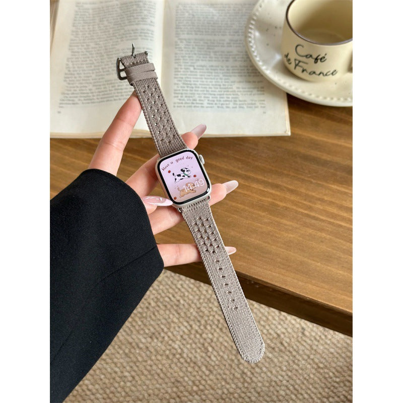 Suitable for AppleWatch watchband Apple watchband S1098 watchband iwatch654 generation woven watchband men and women se