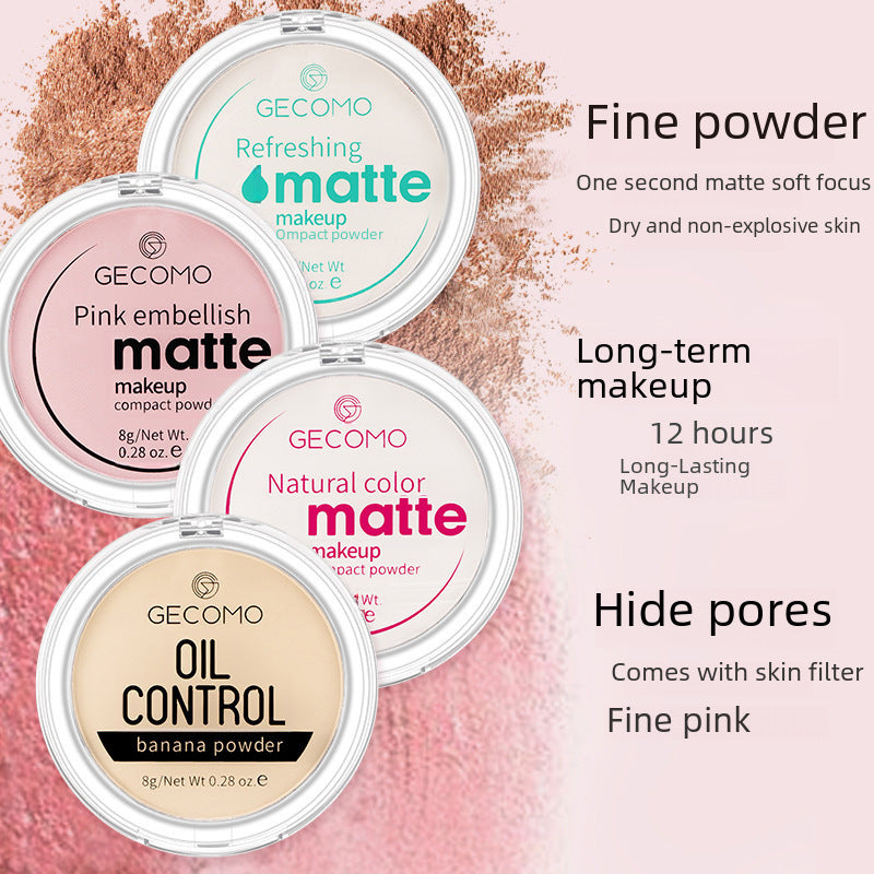 Concealer banana powder long-lasting clear face powder makeup powder waterproof Brightening Finishing Powder highlighting powder matte