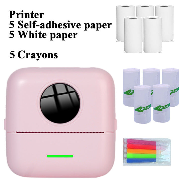 Cross-border new arrival portable mini student wrong question pocket printer label photo Bluetooth thermal printer
