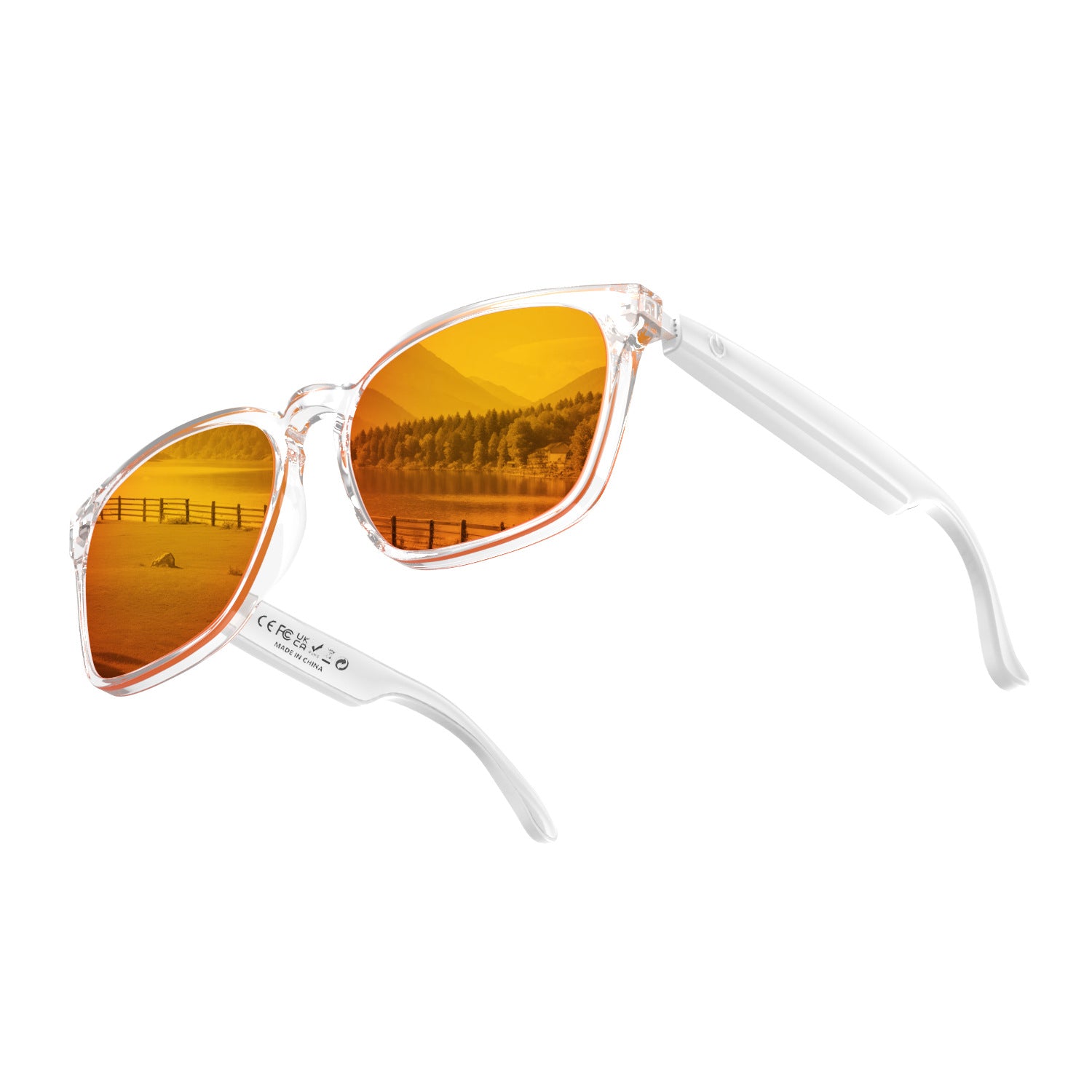 ai simultaneous translation sunglasses wireless call music Smart Bluetooth glasses multi-language translation Universal
