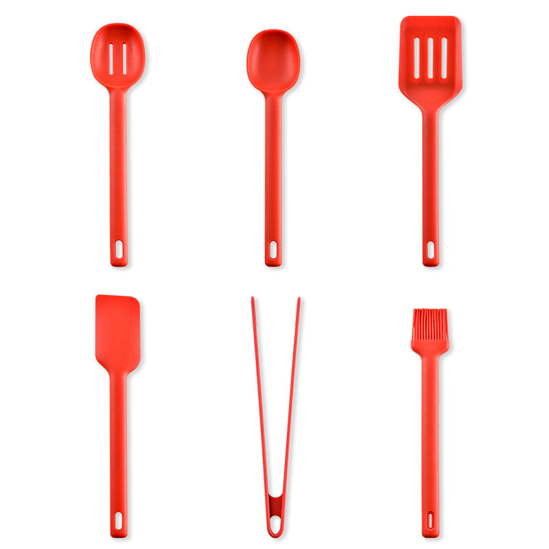 All-inclusive silicone kitchenware kitchen tools six-piece set kitchenware cooking kit 6-piece set