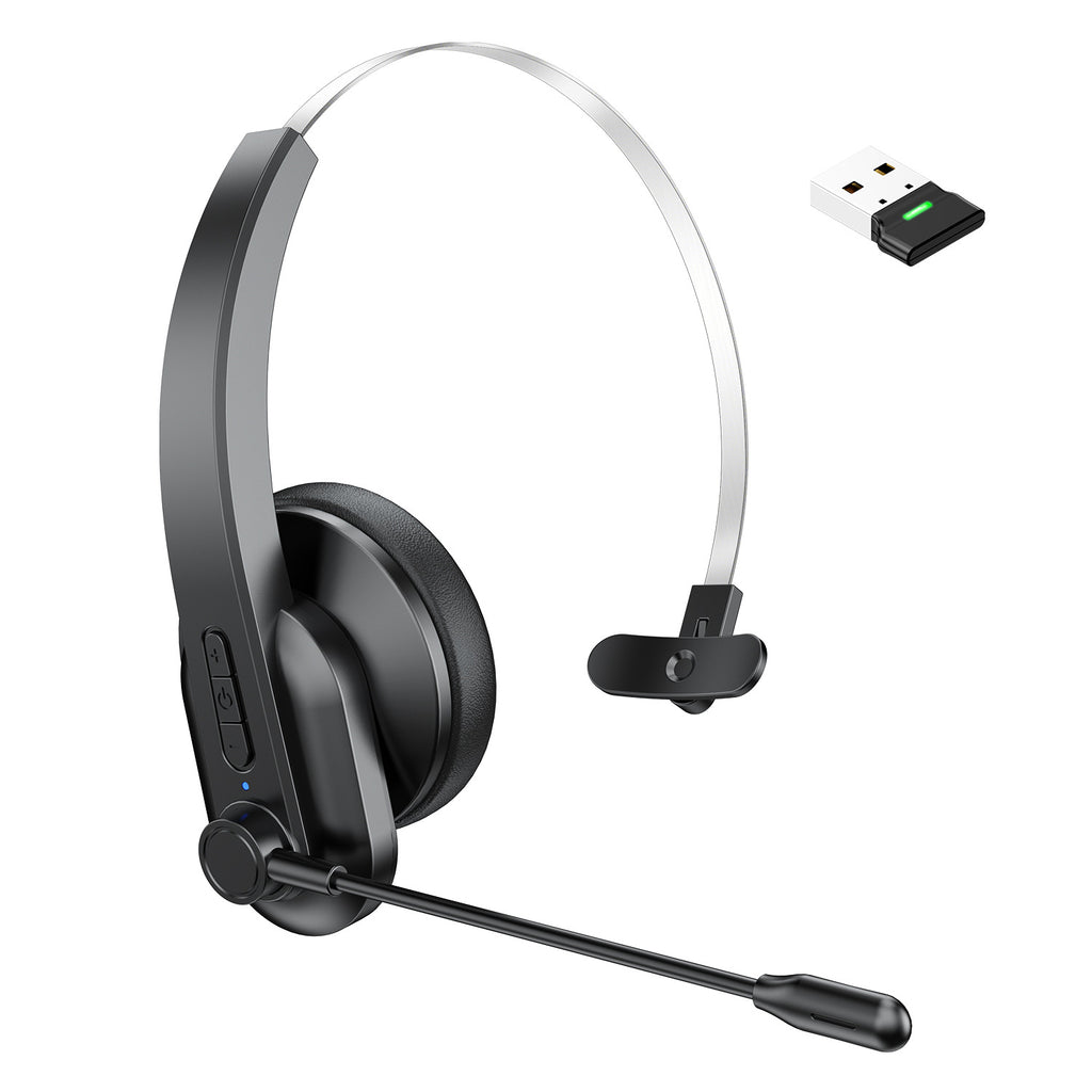 2.4g wireless Bluetooth telephone headset truck driver headset customer service noise reduction headset microphone cross-border wholesale