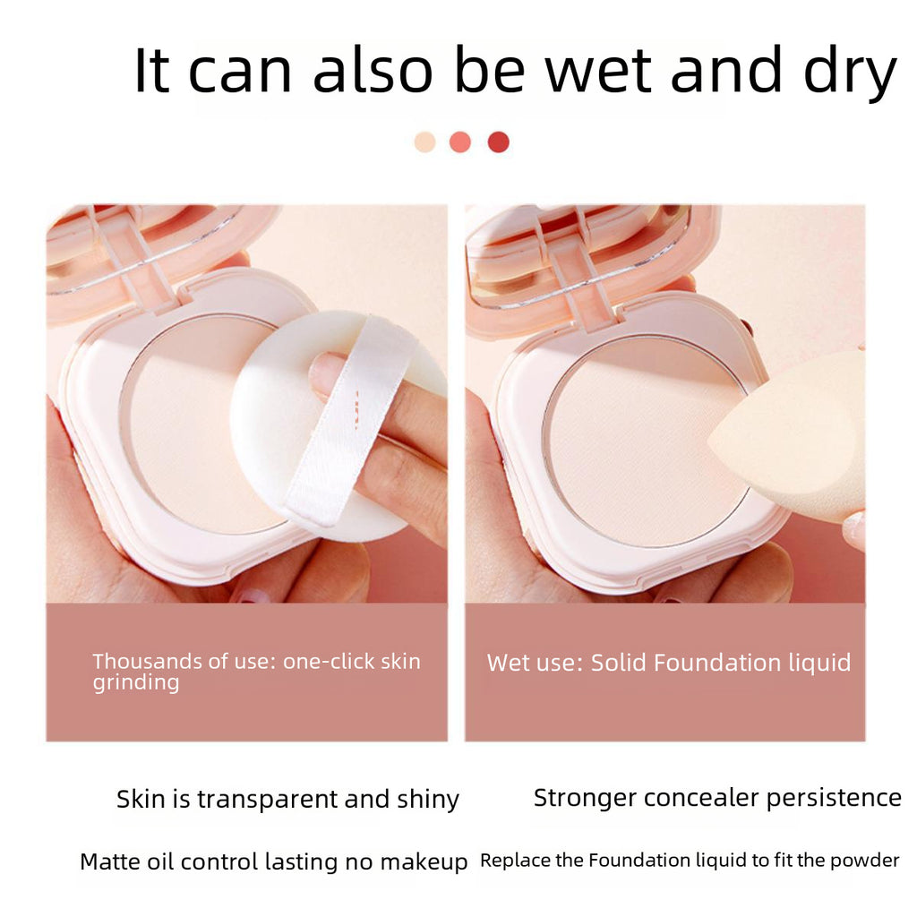 NOVO feather satin luxury nourishing makeup loose power oil control makeup brightening skin color finishing powder small portable makeup powder cake