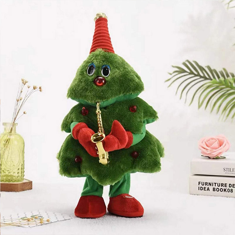 Tiktok Christmas dancing Christmas tree Christmas electric toy creative glow Christmas dancing Christmas tree
