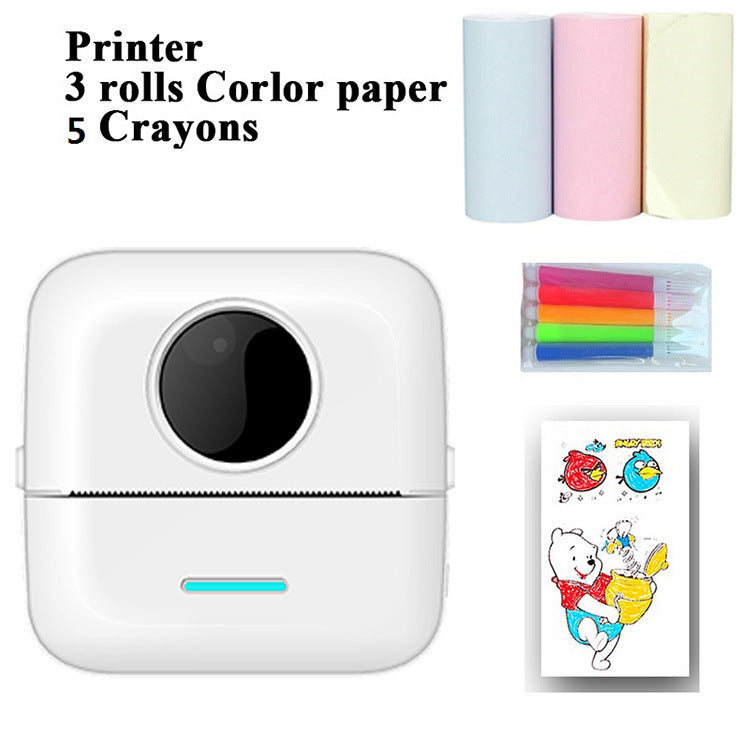 Cross-border new arrival portable mini student wrong question pocket printer label photo Bluetooth thermal printer