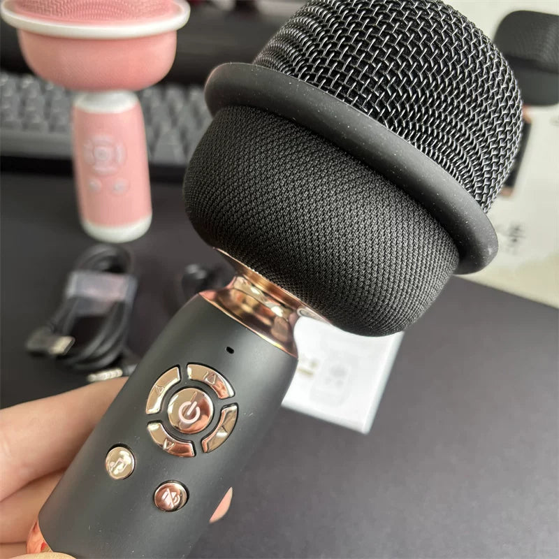 Pidanchen Wireless Karaoke Microphone TWS Speaker Bluetooth Mic